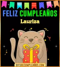 GIF Feliz Cumpleaños Lauriza